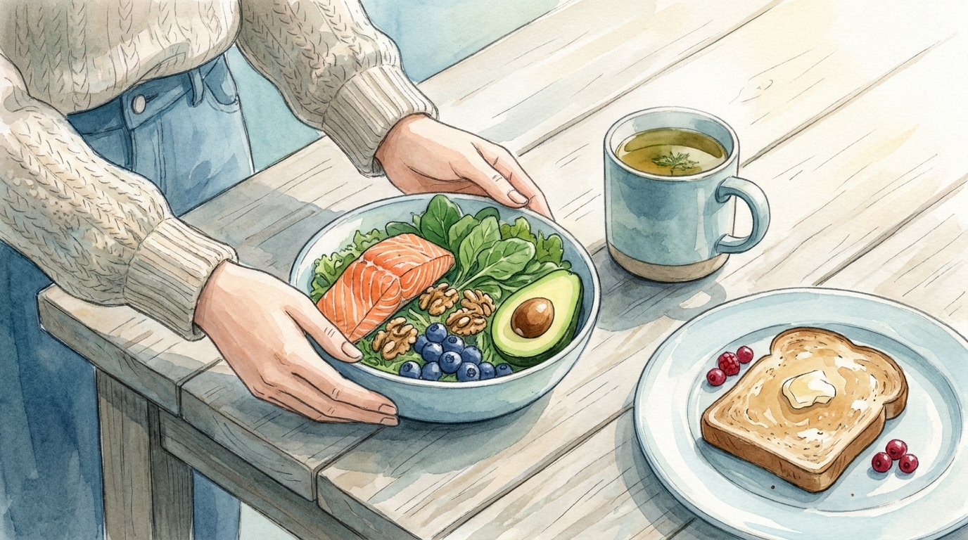 更年期の食事改善ガイド|おすすめ食材6選とNG食べ物・献立例